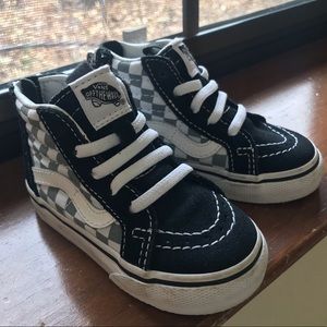 Baby Classic Vans High Top with Zipper Size 5.0